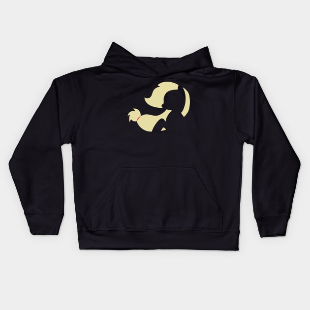 Apple Jack Silhouette Kids Hoodie by Knytt